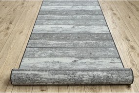 Protišmykový behúň DESKI sivý - Výpredaj