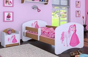 Detská posteľ bez šuplíku 140x70cm PRINCEZNA A KONÍK