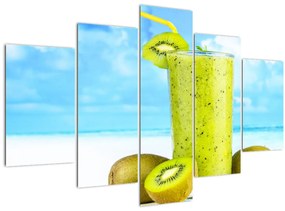 Obraz - kiwi smoothie (150x105 cm)