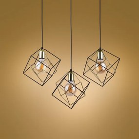 Luster na lanku ALAMBRE 3xE27/60W/230V