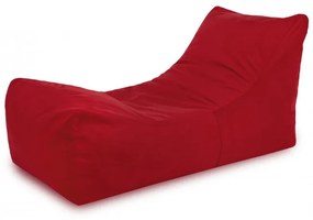 Leňoška LOUNGE ATENA plyš červená