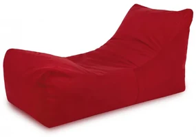 Leňoška LOUNGE ATENA plyš červená