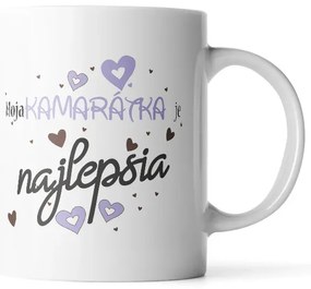 Sablio Hrnček Moja kamarátka je najlepšia - 200 ml - espresso