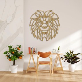 Obraz hlavy leva na stenu - Dub zlatý