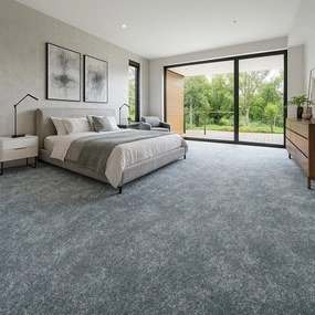 Condor Carpets, Metrážny koberec Serena 6672, na mieru, šíře 4m,5m, modrá, filc, detská izba