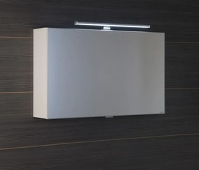 Sapho, CLOE galérka s LED osvetlením, 80x50x18cm, biela (CE080), CE080-0030