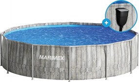 Marimex | Bazén Marimex Florida 3,66x0,99 m so zabudovaným skimmerom - ŠEDÉ DREVO | 10340318