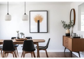 Závesné svietidlo Riffle, 2x biele sklenené tienidlo, b