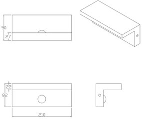 LED Vonkajšie nástenné svietidlo so senzorom TESA LED/10W/230V IP54 čierna