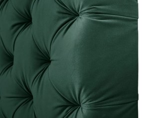 Boxspring posteľ oliver 200 x 200 zelená MUZZA