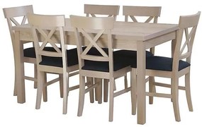 Jedálenská zostava Dawid 1+6 dub sonoma