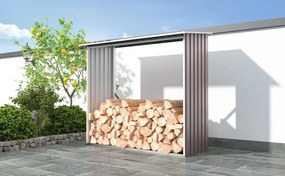 WC-A kovový drevník 182 x 75 x 160 cm