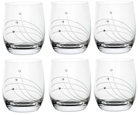 Poháre GLOBO CRYSTALS CLASSIC 350 ml, 6 ks