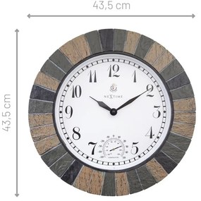 Exteriérové nástenné hodiny ø 43,5 cm Aster – NeXtime