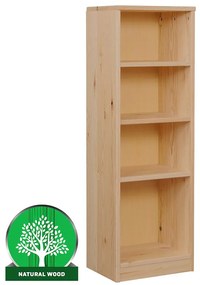 Regál eko nízky 120 borovica morená dub