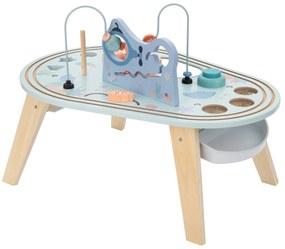 lupilu® Drevená hračka na rozvoj motoriky (stôl na rozvoj motoriky) (100395261)