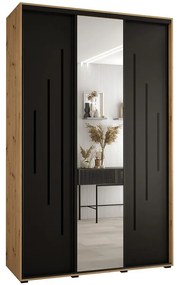 Skriňa 45 Canaris 13 180 artisan/čierna/čierna