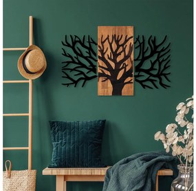 Asir Nástenná dekorácia 96x58 cm strom drevo/kov AS1703