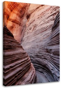 Obraz na plátně Arizona Antelope Canyon Mountains - 80x120 cm