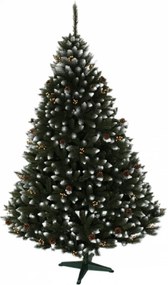 Vianočný stromček Smrek so šiškou a zlatou jarabinou 180 cm