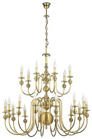 Jupiter 879 CE 21 - Závesný luster CEZAR II 21xE14/40W/230V