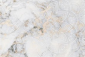 Obraz bielej mandaly (90x60 cm)