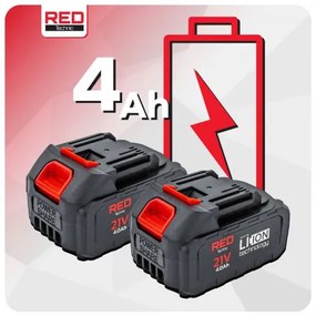 Sammer Veľká akumulátorová reťazová píla RTPAK0124 | 21V | 12" | 2× 4000 mAh RTPAK0124