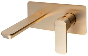 Podomietková umývadlová batéria v zlatej farbe (1 výstup) Spy – Sapho