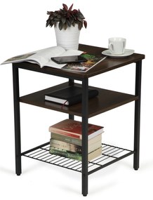 Wellhox Moderný konferenčný stolík s 2 policami