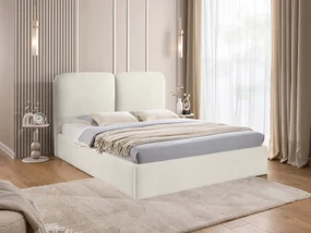 Čalúnená posteľ s úložným priestorom Liror, Rozmer postele: 160x200, Dostupné poťahy: Coral 15
