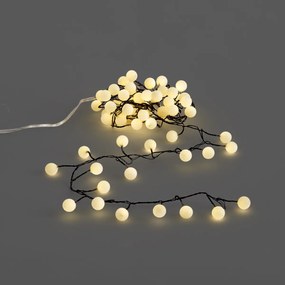 Vianočné svetelná reťaz zelená so 70 bielymi LED diódami 3,5 m IP20 - Dasher