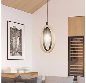 Eglo 43461 - Luster na lanku BASILDON 1xE27/40W/230V