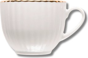 Daisy white - gold kávová súprava 12 ks