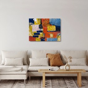 Sklenený obraz - Abstrakcia (70x50 cm)