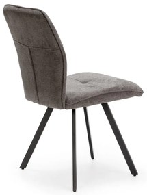 Tmavosivé jedálenské stoličky v súprave 4 ks Mery – Marckeric