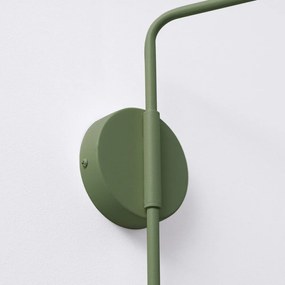 Zelené nástenné svietidlo do zásuvky Zylo – Sollux