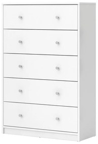 Biela komoda 72x108x30 cm May – Tvilum