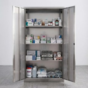 Nerezová skriňa, 1800 x 900 x 400 mm