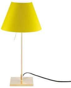 Luceplan Costanzina stolná lampa mosadz žltá
