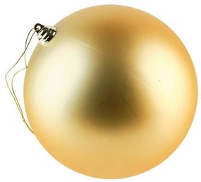 DECOLED Plastová guľa, d. 20 cm, šampanské, lesklá