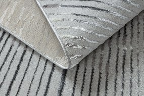 Koberec BLISS Z206AZ256 svetlosivý/sivý - Čiary, moderný, štrukturálny