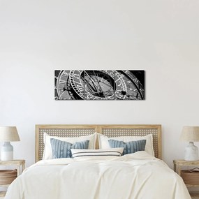 Obraz - Astronomické hodiny, Praha, Česká Republika (s hodinami) (90x30 cm)