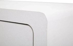 Nočný stolík Venus 60 cm biely/zlatý