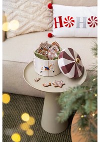 Zamatový dekoračný vankúš s vianočným motívom 60x30 cm Ho Ho Ho – Catherine Lansfield