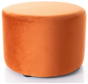 Taburet Caen A Velvet, oranžová