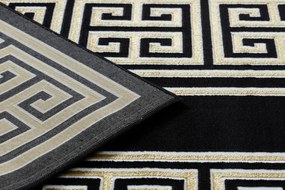 Koberec GLOSS 6776 86 Styl, greek - čierny, zlatý
