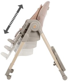 Maxi-Cosi - Detská jedálenská stolička MINLA PLUS béžová/ružová