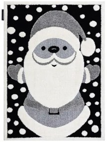 Koberec JOY Santa čierny / krém