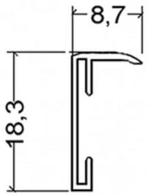 Rám hliníkový CALU 30x45