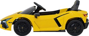 Ramiz Lamborghini Revuelto vozidlo Žltá